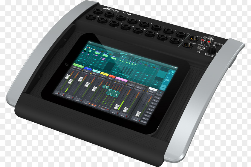 Studio Monitors Microphone Digital Mixing Console Audio Mixers Tablet Computers Behringer PNG