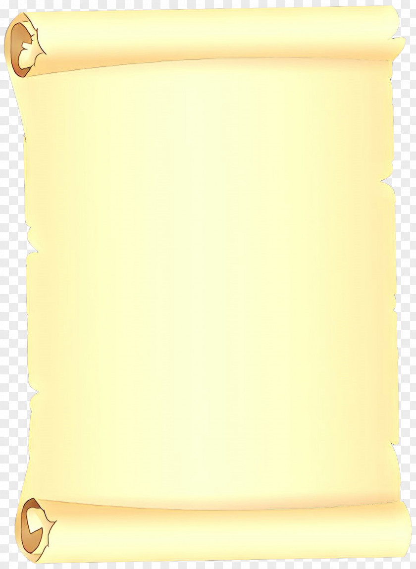 Brass Scroll Yellow Background PNG