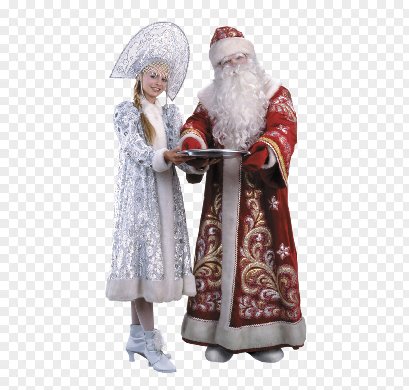 Dame Tu Cosita Santa Claus Snegurochka Ded Moroz Christmas Ornament PNG