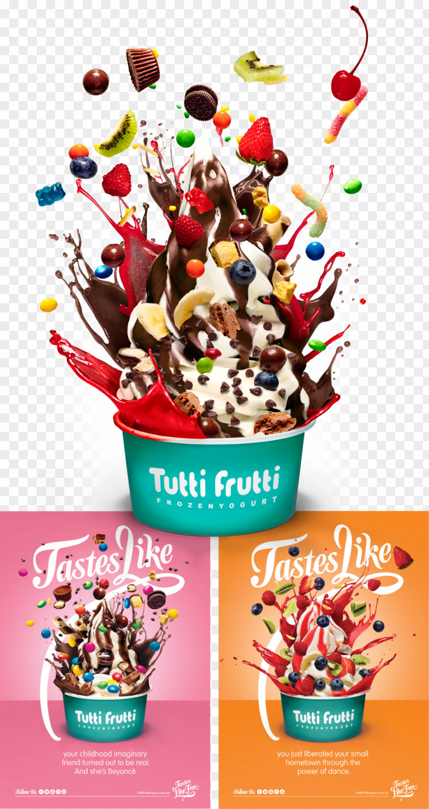 Ice Cream Sundae Tutti Frutti Plaza Malecón Fruit PNG