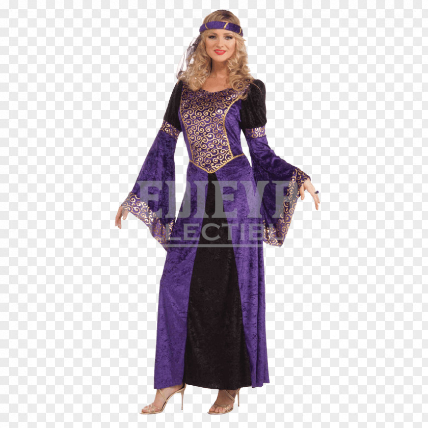Medieval Women Costume Party Princess Fiona Clothing Sizes Woman PNG
