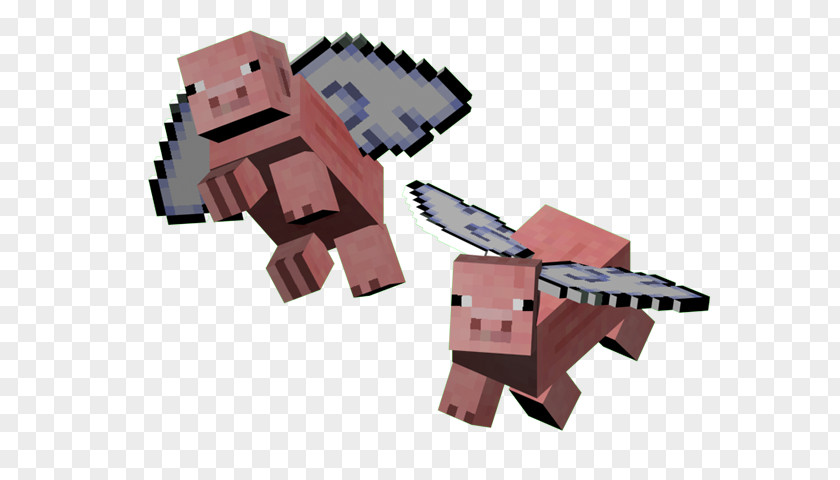Minecraft When Pigs Fly Survival Player Versus PNG