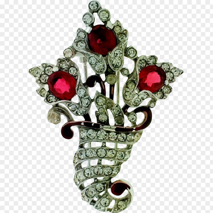 Ruby Body Jewellery Brooch Diamond PNG