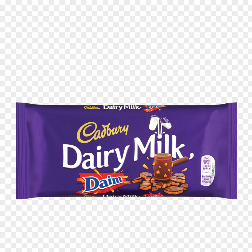 Chocolate Egg Bar Cadbury Dairy Milk Daim PNG