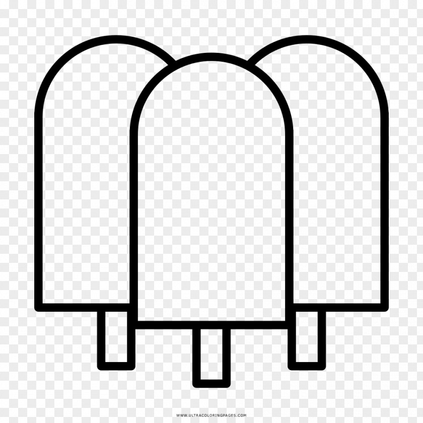 Ice Cream Pop Drawing Coloring Book Line Art Black And White PNG