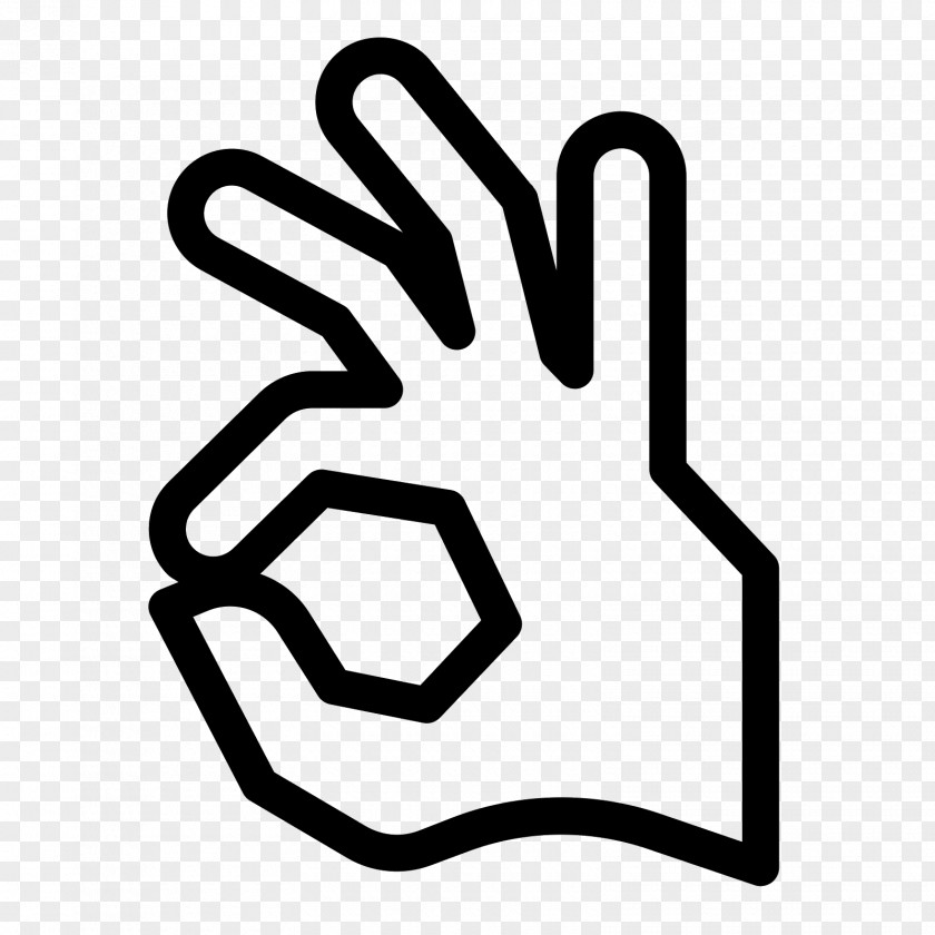 Index Finger OK Symbol The Clip Art PNG