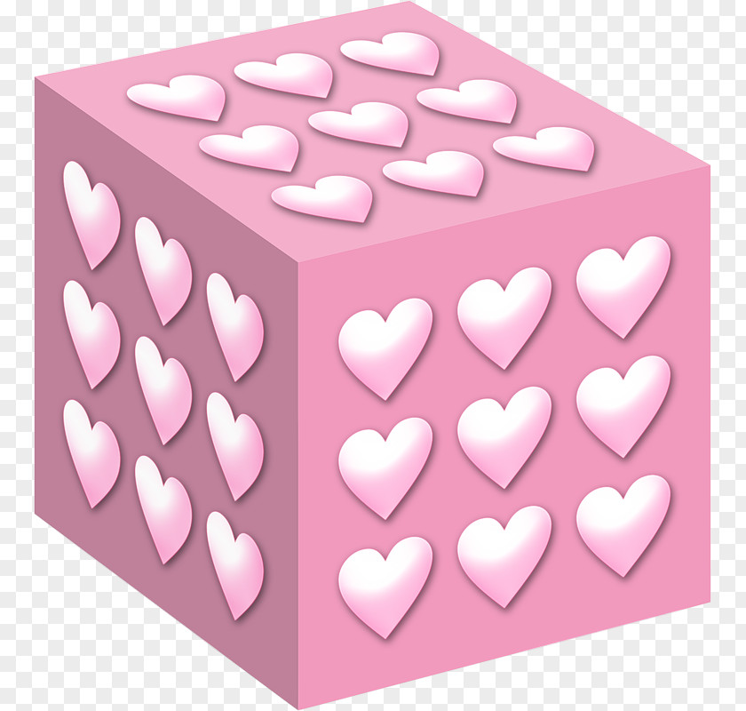 Pink Cube PNG
