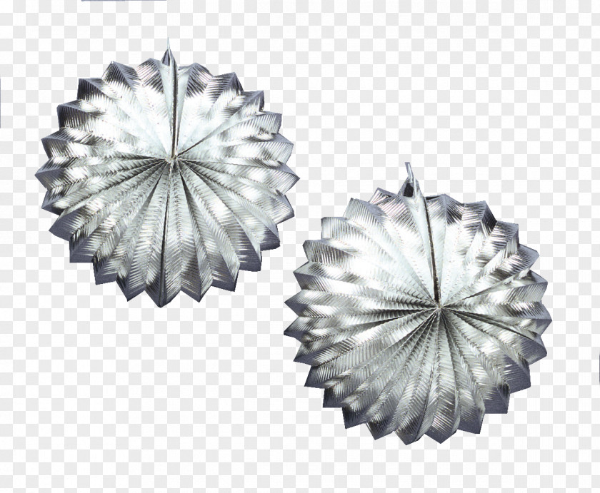 Silver Paper Lantern Metal PNG