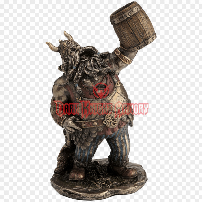 Warrior Statue Viking Figurine Knight PNG