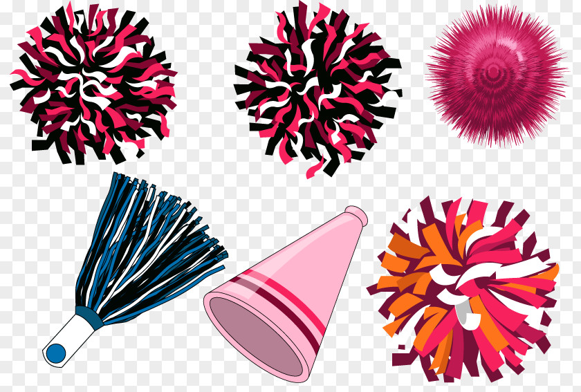 Cheerleading Curd Pom-pom Euclidean Vector Dance Squad PNG