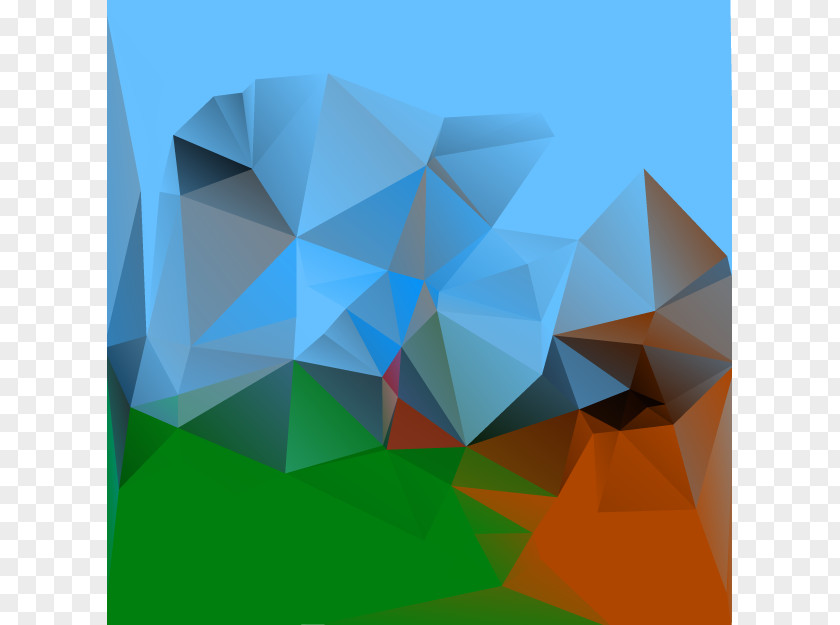 Fun Colorful Geometric Triangle Rhombus Background Geometry PNG