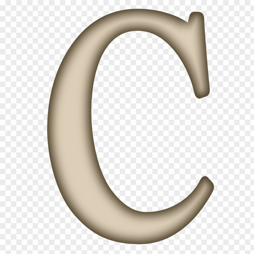 Letter C Material Body Jewellery Font PNG