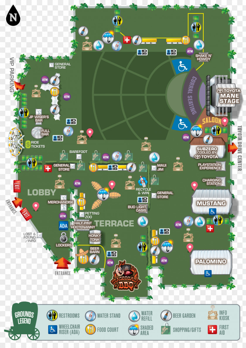 Map 2016 Stagecoach Festival 2018 Indio PNG