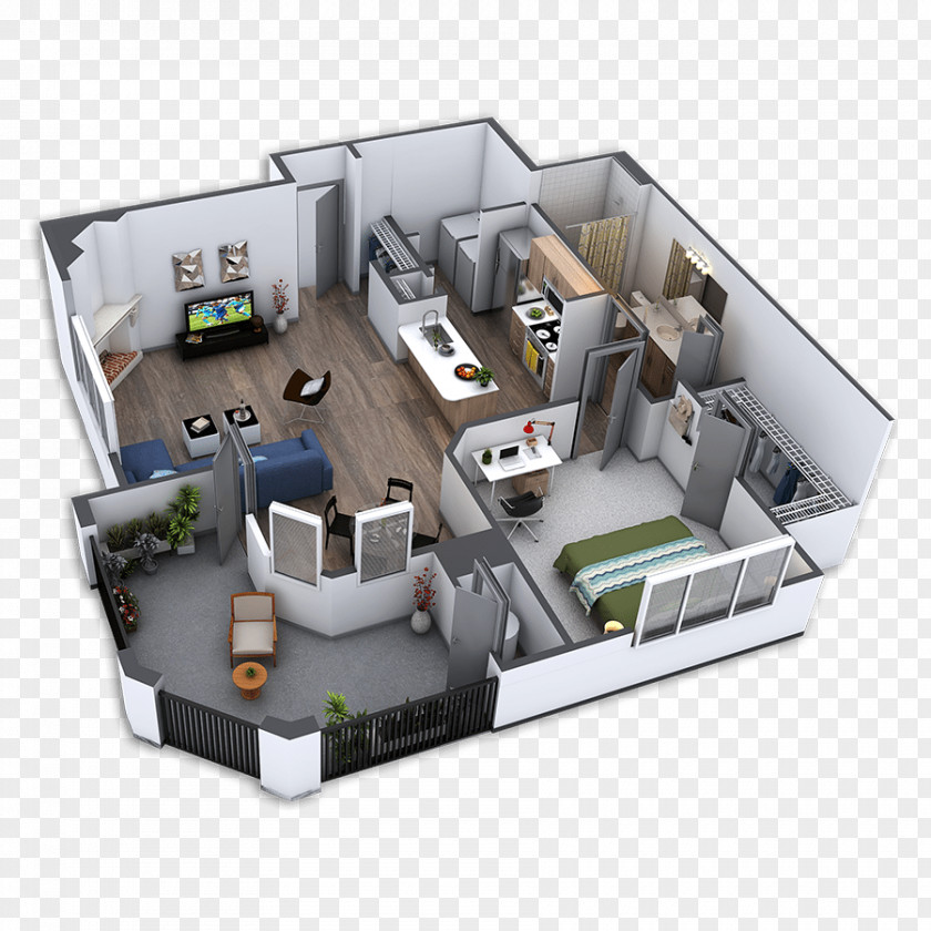 Apartment Floor Plan Griffis Belleview Station Bedroom PNG