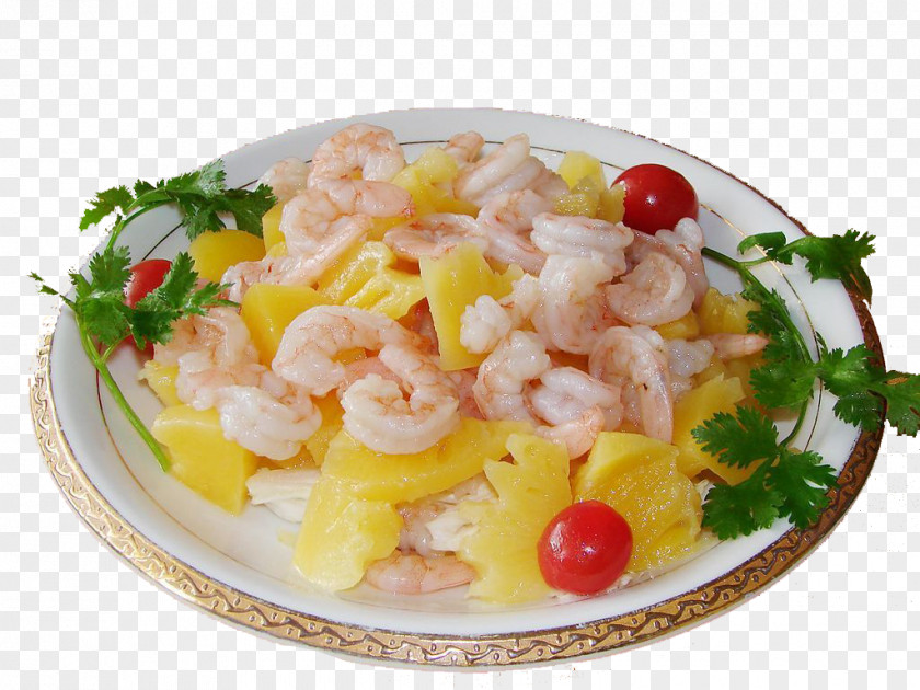 Features Pineapple Shrimp Chinese Cuisine Sichuan Hotel Restaurant Dish PNG