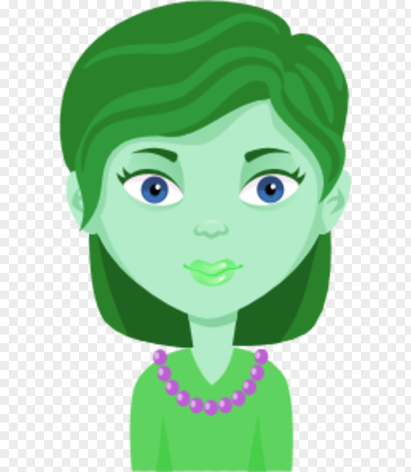 Green Thumb Cartoon Female Drawing Clip Art PNG