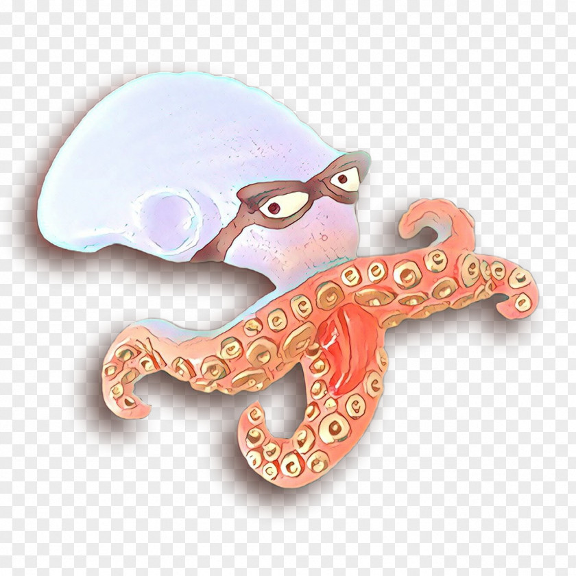 Invertebrate Brooch Octopus Cartoon PNG