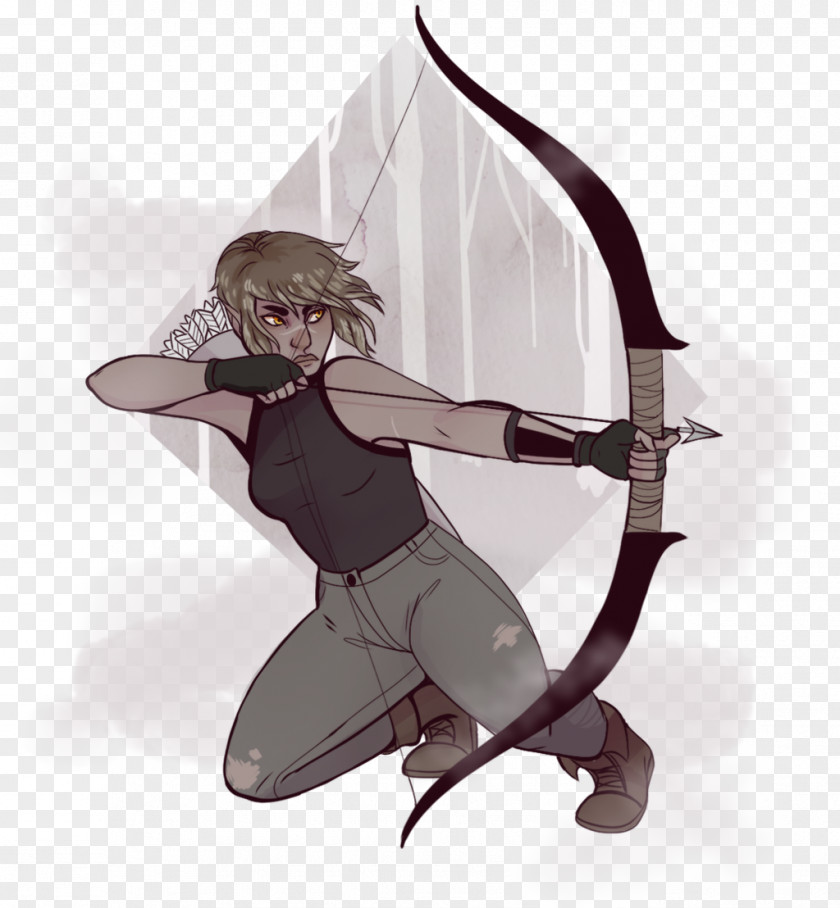 Long Shoot Bow And Arrow Bowyer Ranged Weapon PNG