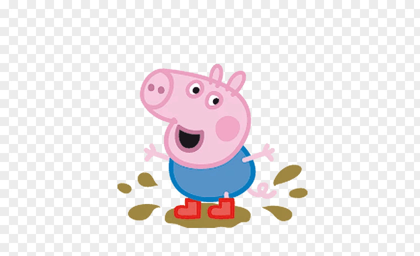 Pig George Daddy Muddy Puddles Mummy PNG