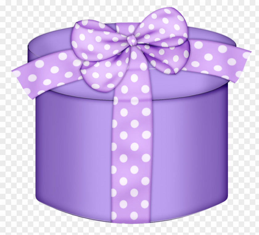 Purple Round Gift Box Clipart Christmas Pink Clip Art PNG