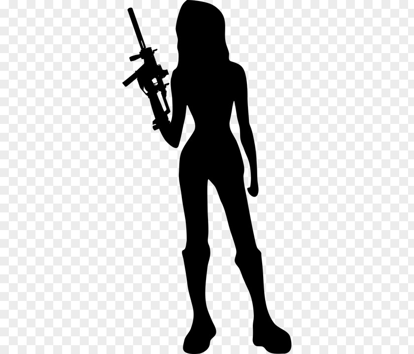 Silhouette Woman Clip Art PNG