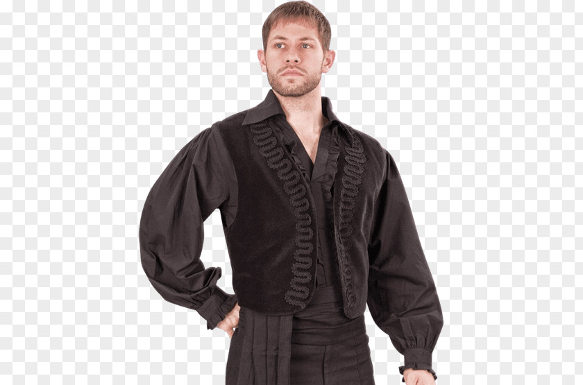 Spanish Nobleman Hoodie Robe Jacket Shirt Costume PNG