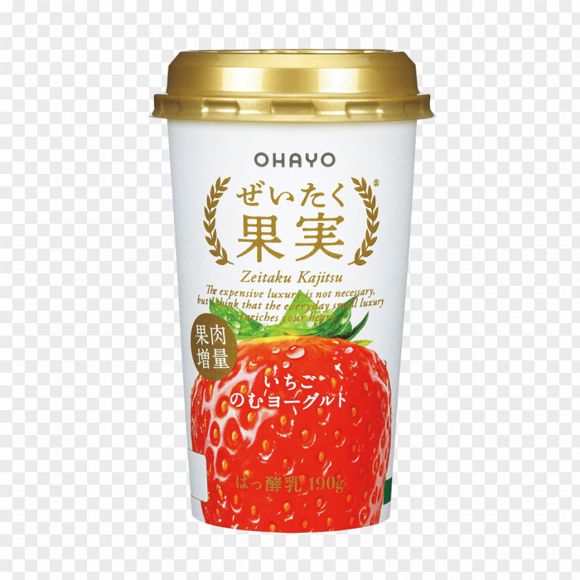 Strawberry Drinkable Yogurt Ohayo Dairy Products Fruit Yoghurt PNG
