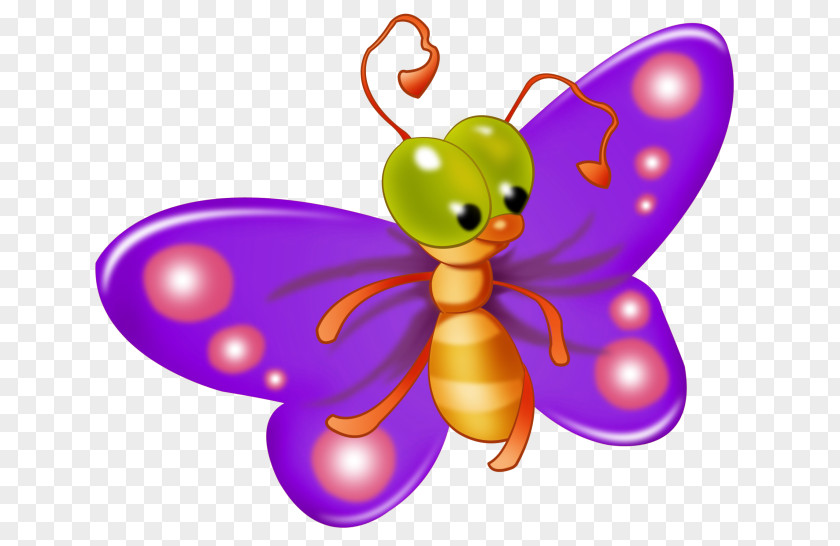 Butterfly Cartoon Clip Art PNG