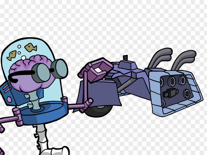 Finish Line Cel Damage Video Game Robot Brian The Brain PNG