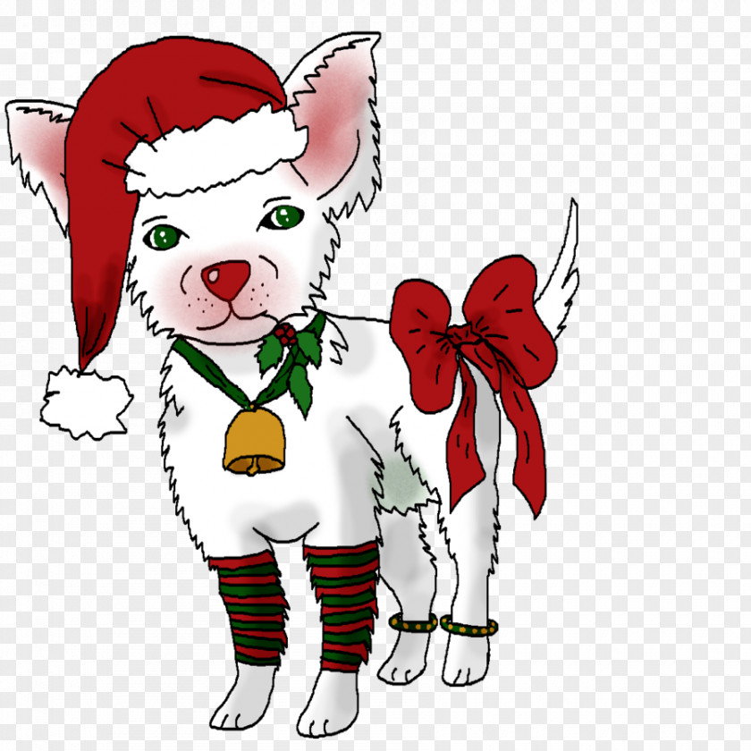 Santa Claus Christmas Ornament Canidae Dog PNG