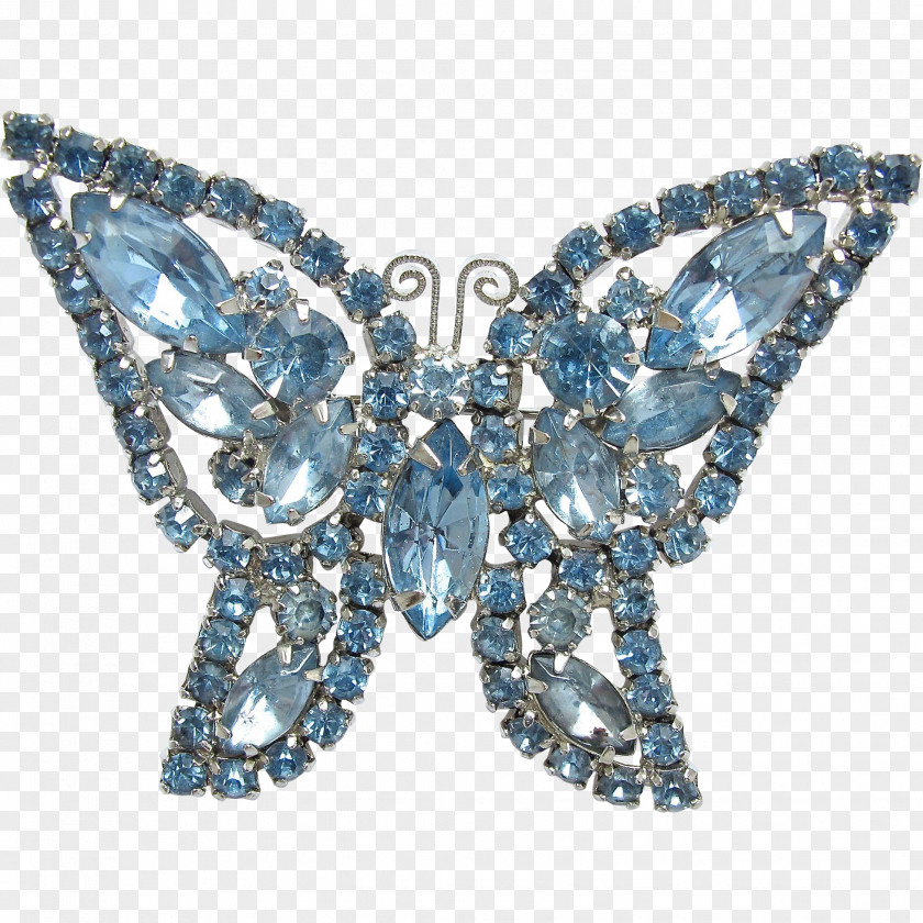 Sapphire Brooch Body Jewellery Crystal PNG