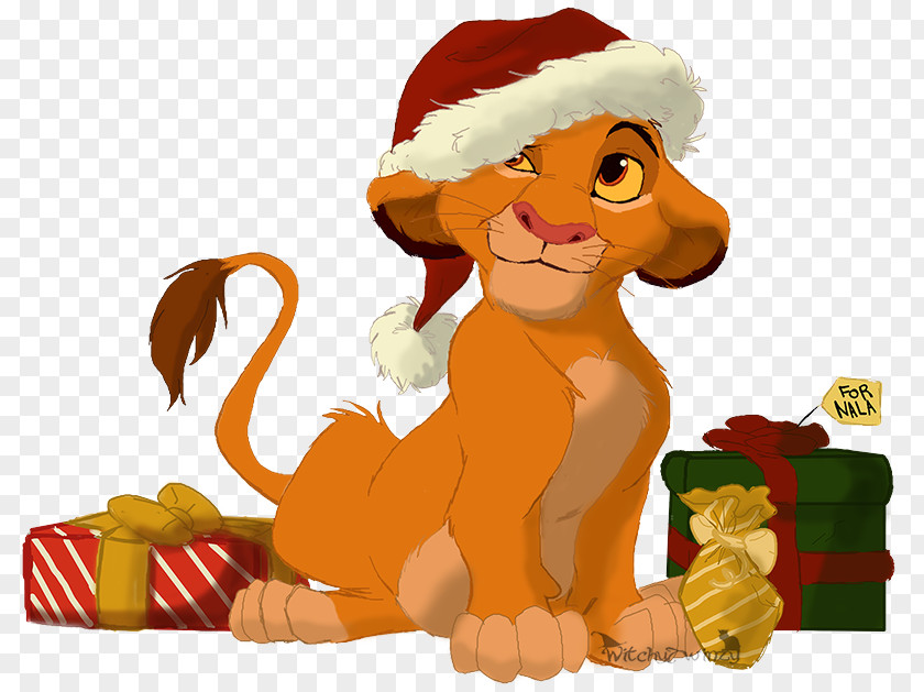 Simba Nala Zazu Mufasa Christmas PNG
