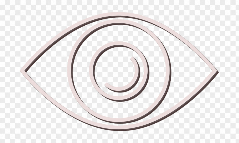 Spiral Clothing Accessories Eye Icon PNG