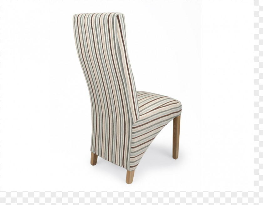 Striped Material Chair Garden Furniture Wood Wicker PNG