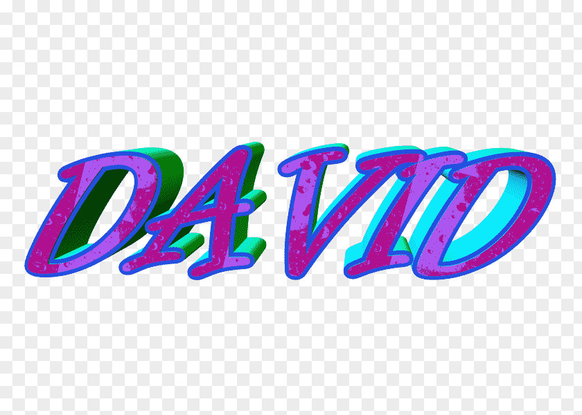 David Logo Brand Line Font PNG