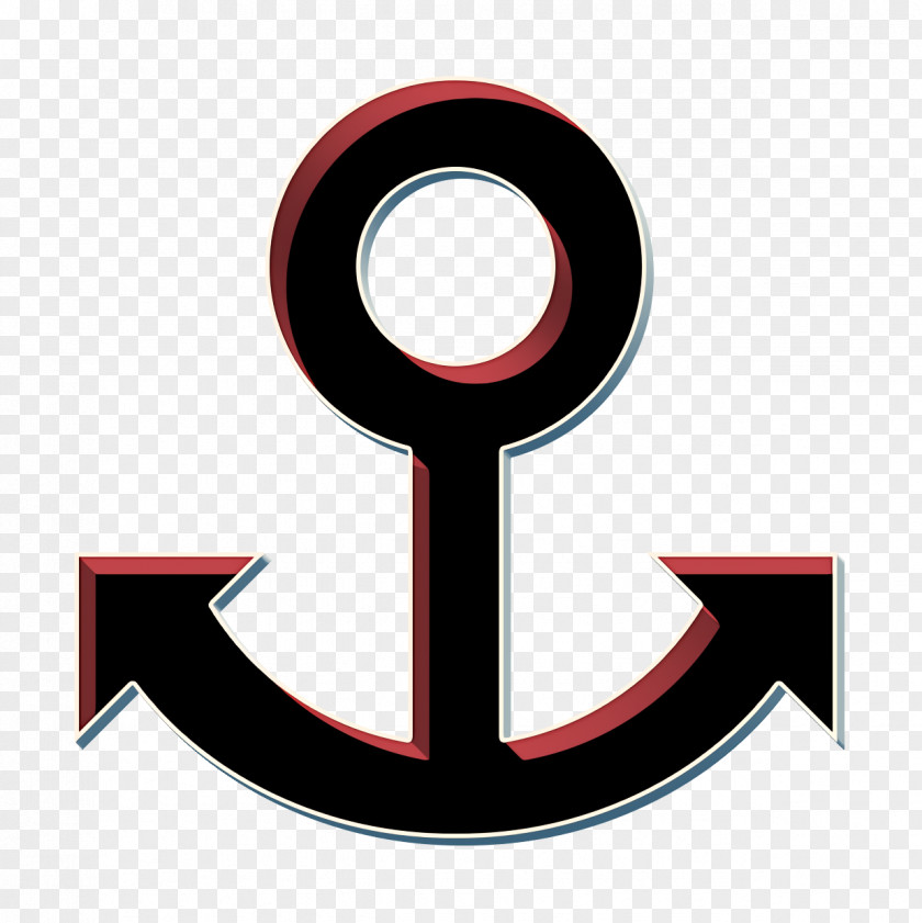 Emblem Logo Anchor Icon PNG
