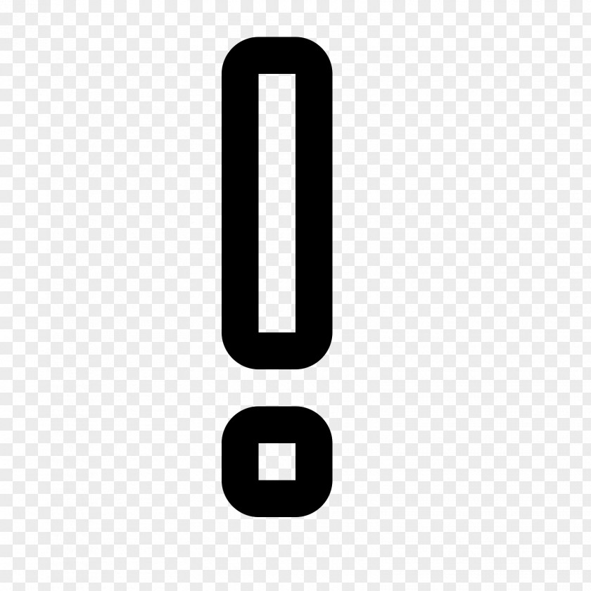Exclamation Point Mark Interjection Font PNG
