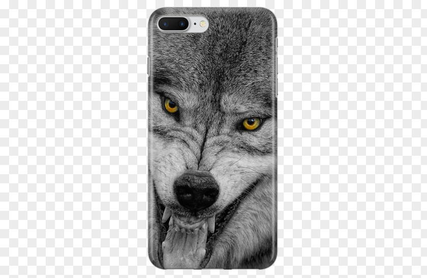 Inst Dog Lone Wolf Arctic Black Quotation PNG