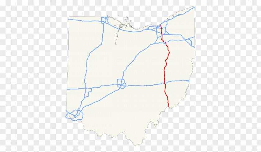 Map Ohio Line PNG