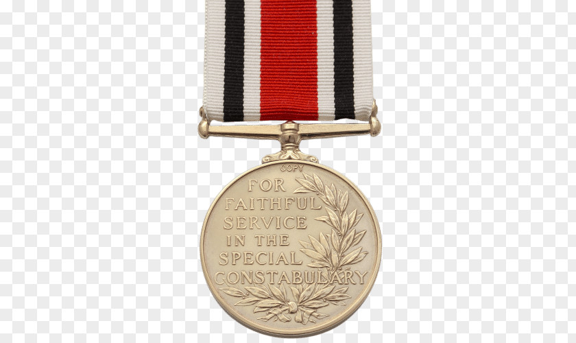 Medal Special Constabulary Long Service Military Royal Cypher PNG