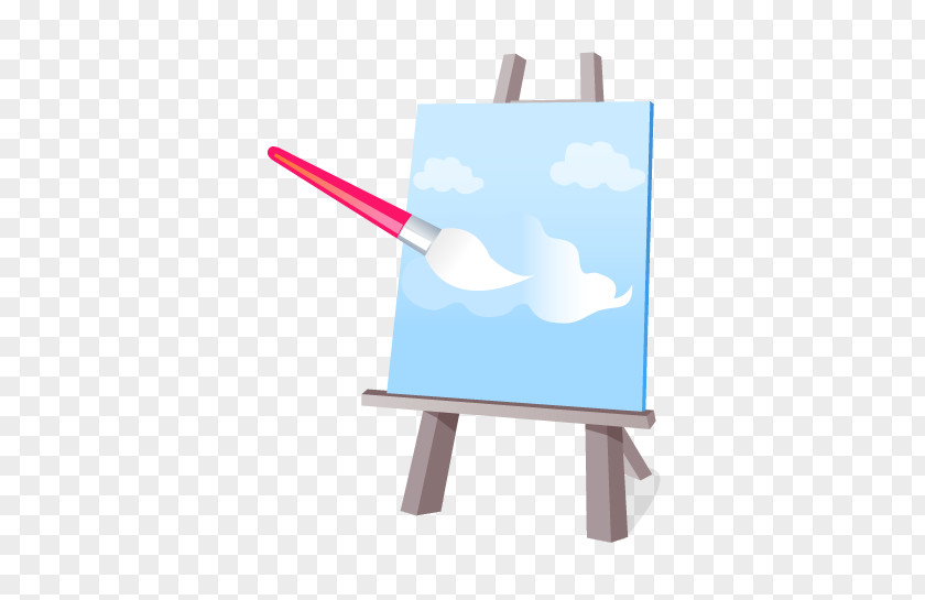 Outdoor Drawing Tools Board Paintbrush PNG