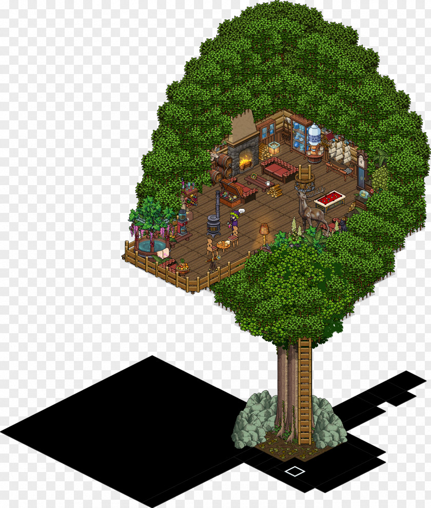 Tree House Habbo Sulake PNG