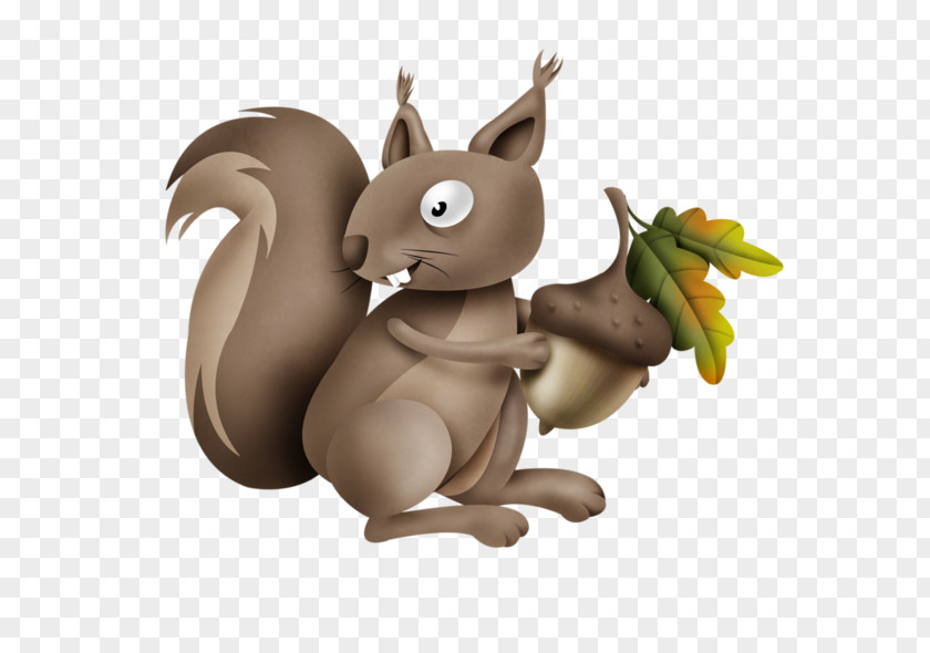 A Squirrel Squirrel! FREE Cartoon Illustration PNG