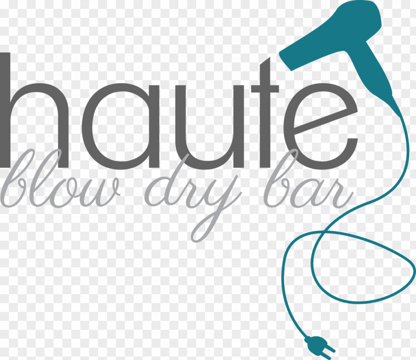 Logo Haute Blow Dry Bar Person Wrts PNG