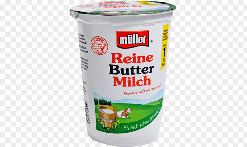 Milk Buttermilk Soured Müller Supermarket PNG
