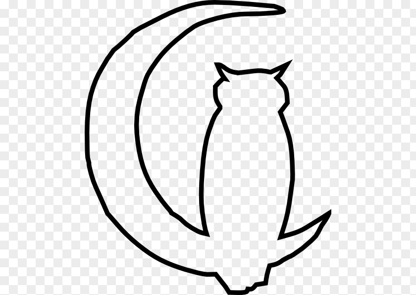 Owl Moon Clip Art PNG