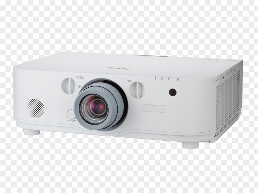 Projector Multimedia Projectors NEC 60003641 PA572W LCD Wide XGA PNG