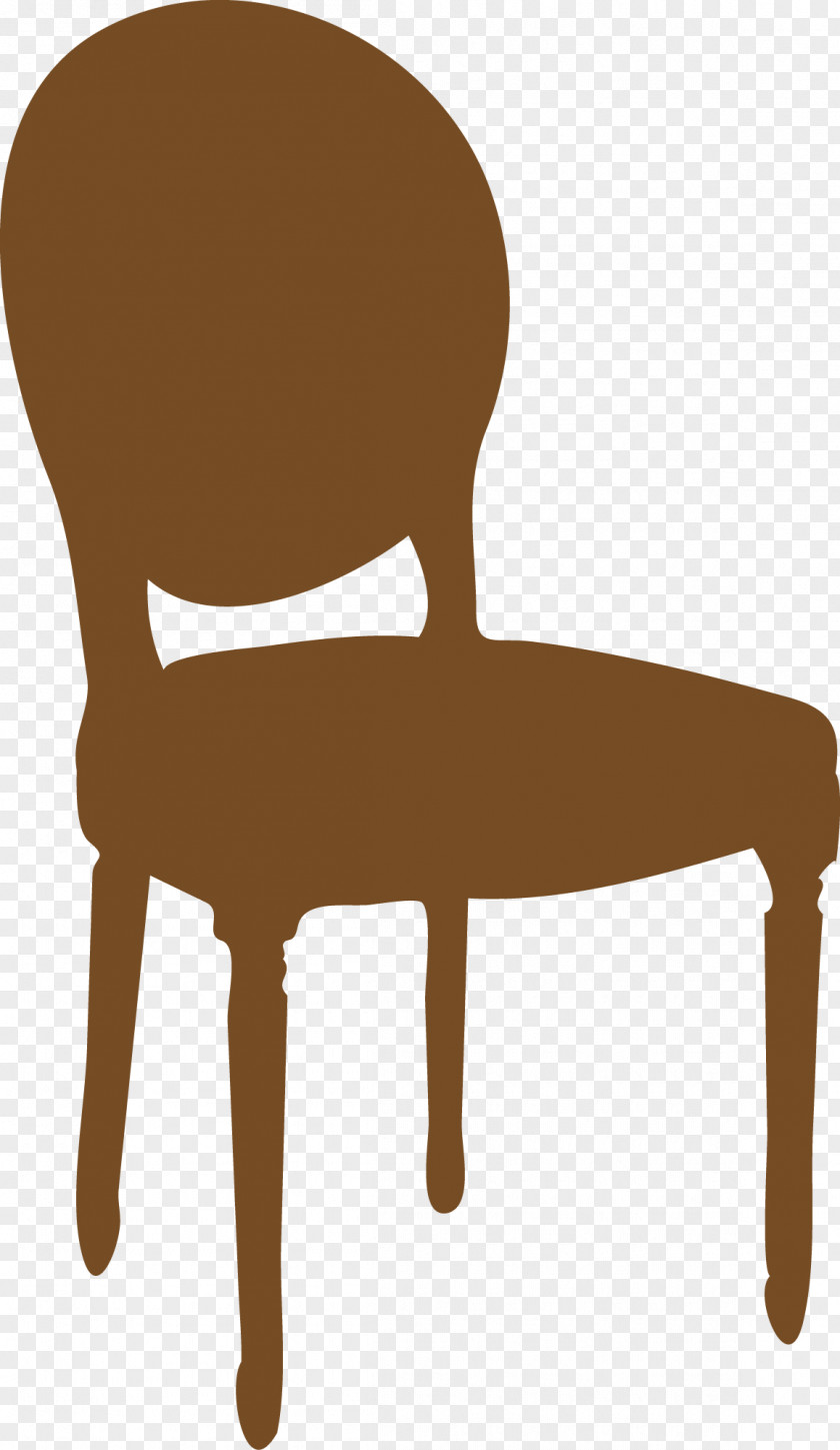 Chair Silhouette Vector PNG