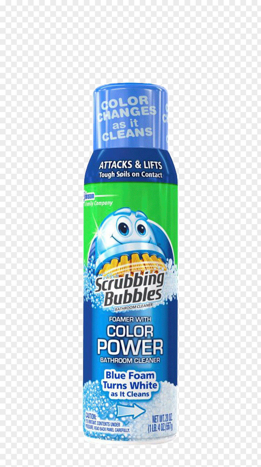 Shower Scrubbing Bubbles Toilet Cleaner Bathroom Foam Cleaning PNG