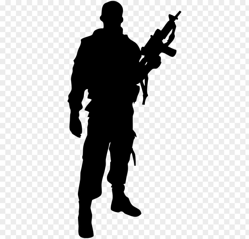 Soldier-silhouette T-shirt United States Soldier Infantry Clothing PNG